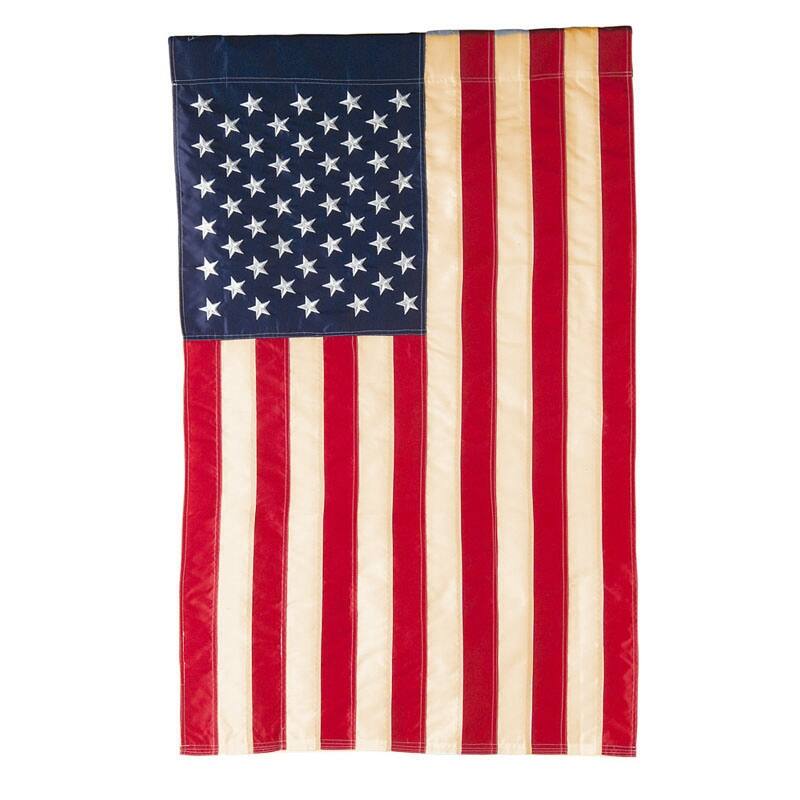 Patriotic, American Flag, Tea Stained