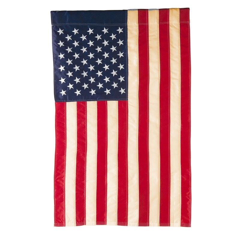 Patriotic, American Flag, Tea Stained
