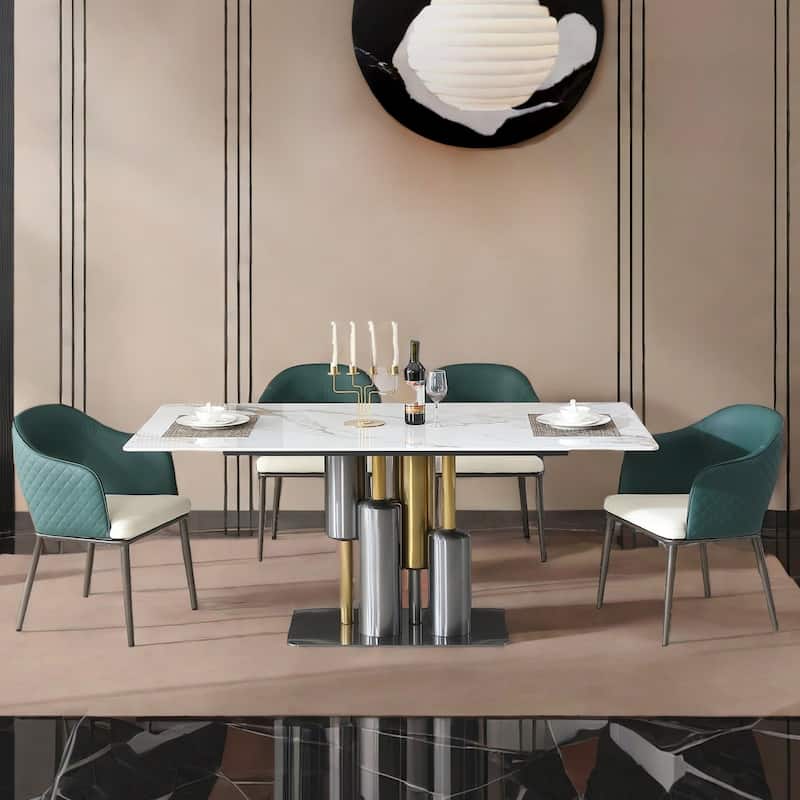 Dining Chairs Set of 2 - Green
