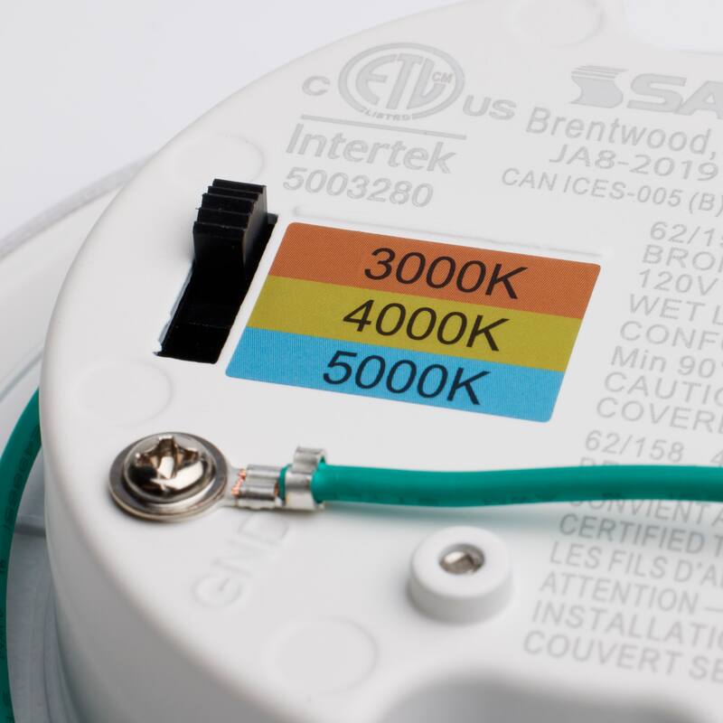 4 inch LED Surface Mount Fixture CCT Selectable 3K/4K/5K Bronze