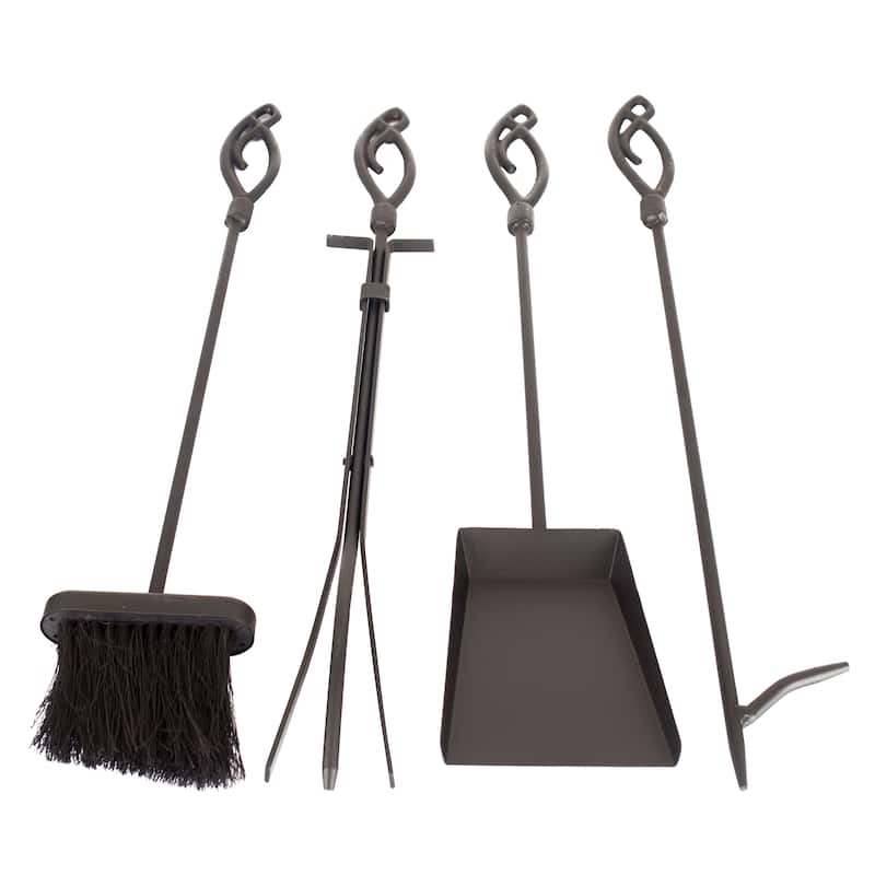 Pleasant Hearth Gothic Steel Fireplace Toolset