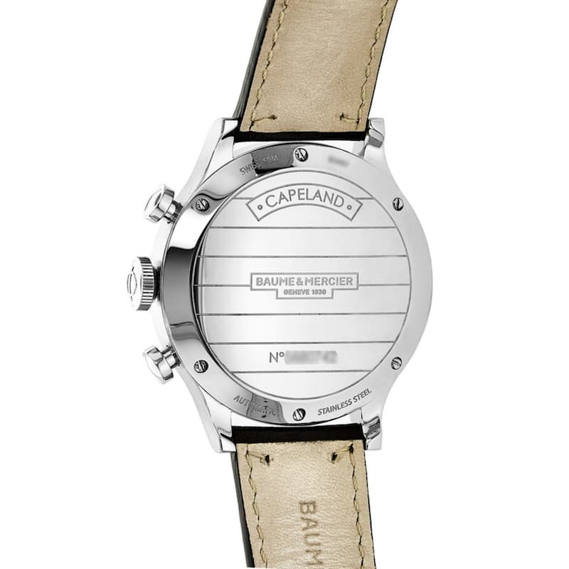 Baume and Mercier Capeland Men's Watch - Black Face, Black Band