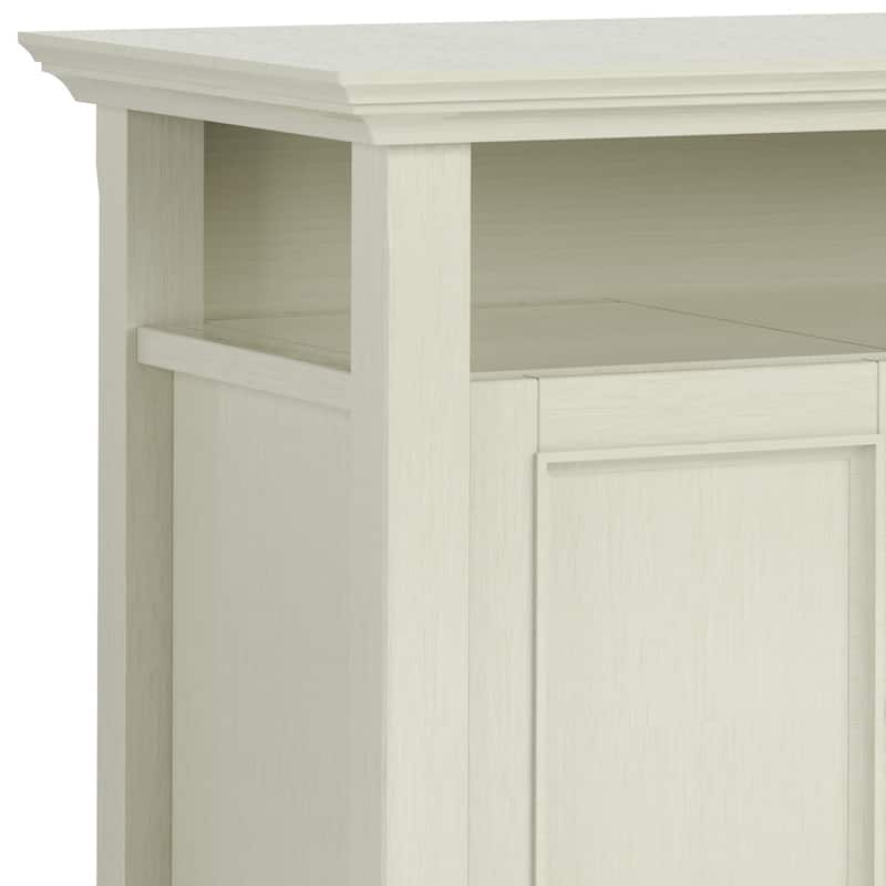 WYNDENHALL Halifax 54 inch Wide Solid Wood Transitional TV Stand - 54'' W x 18.9'' D x 31.9'' H