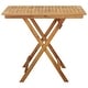 preview thumbnail 3 of 6, vidaXL Folding Patio Table 35.4"x35.4"x29.5" Solid Acacia Wood