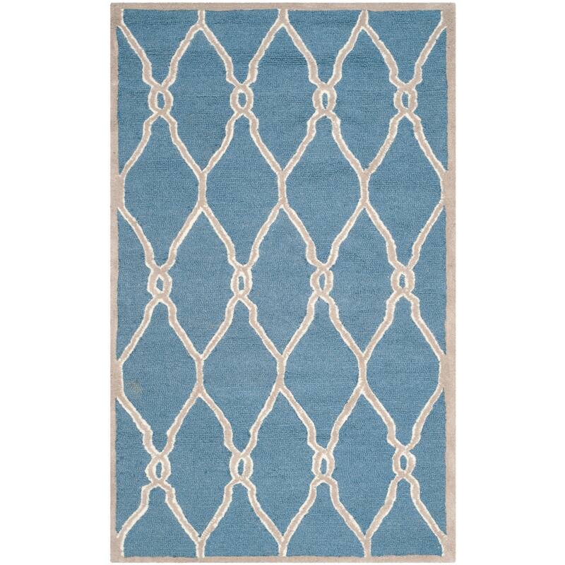SAFAVIEH Handmade Cambridge Richtsje Moroccan Trellis Wool Rug