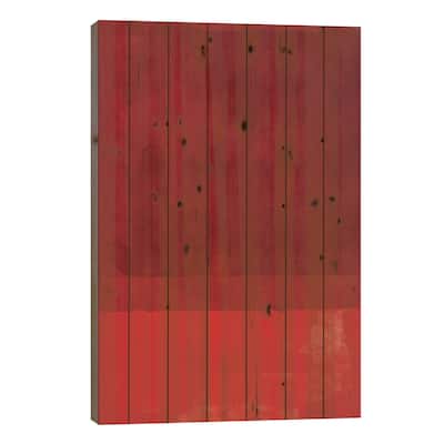 Minimal Watercolor II Print On Wood by Jay Stanley - Multi-Color