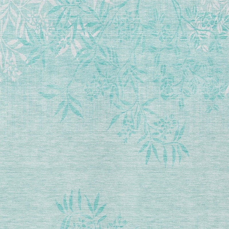 HomeRoots Floral Transitional Rectangle Outdoor Rug