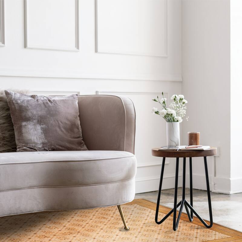 ECARPETGALLERY Hand-knotted Aubusson Ivory Wool Rug - 5'9 x 9'0