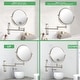 preview thumbnail 21 of 20, 8 inch Double-Sided Framed Wall Mounted Magnifying Bathroom Mirror