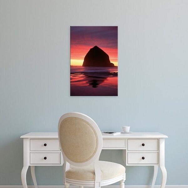 Easy Art Prints Adam Jones's 'Cannon Beach' Premium Canvas Art