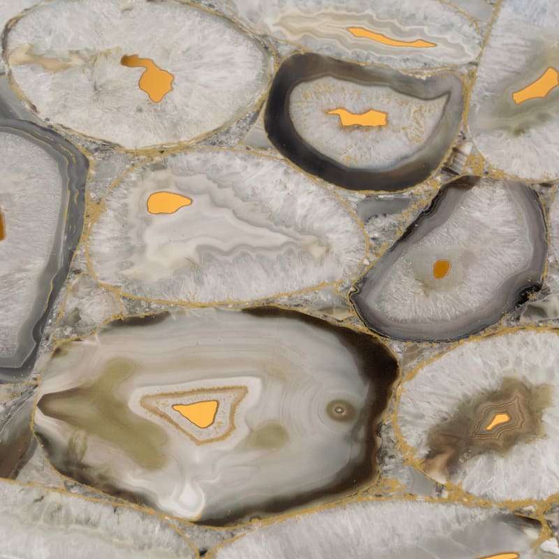 Onira 24x48 Beige Gold Porcelain Large Format Swirls Agate Wall Tile (15.5 sq ft/case) - 2 Pack