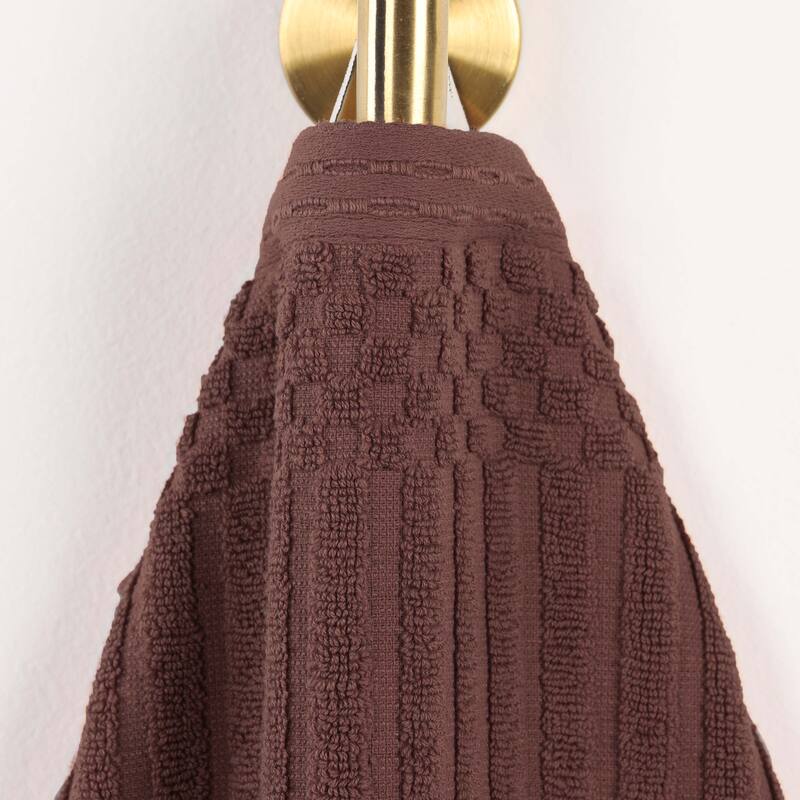 Superior Soho Ribbed Cotton Bath Towel Set of 2