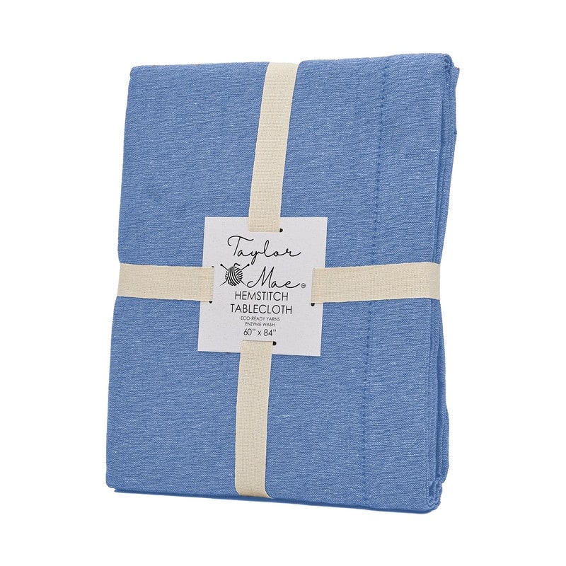 Brittany Hemstitch Woven Cotton Rich Tablecloth