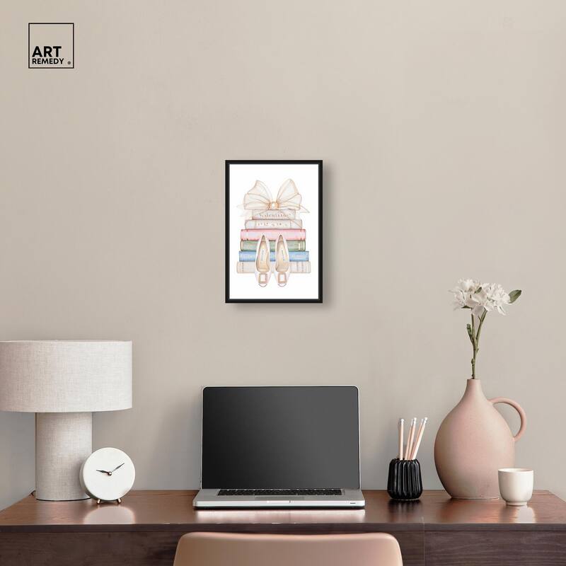 Bow And Buckles Canvas by Art Remedy