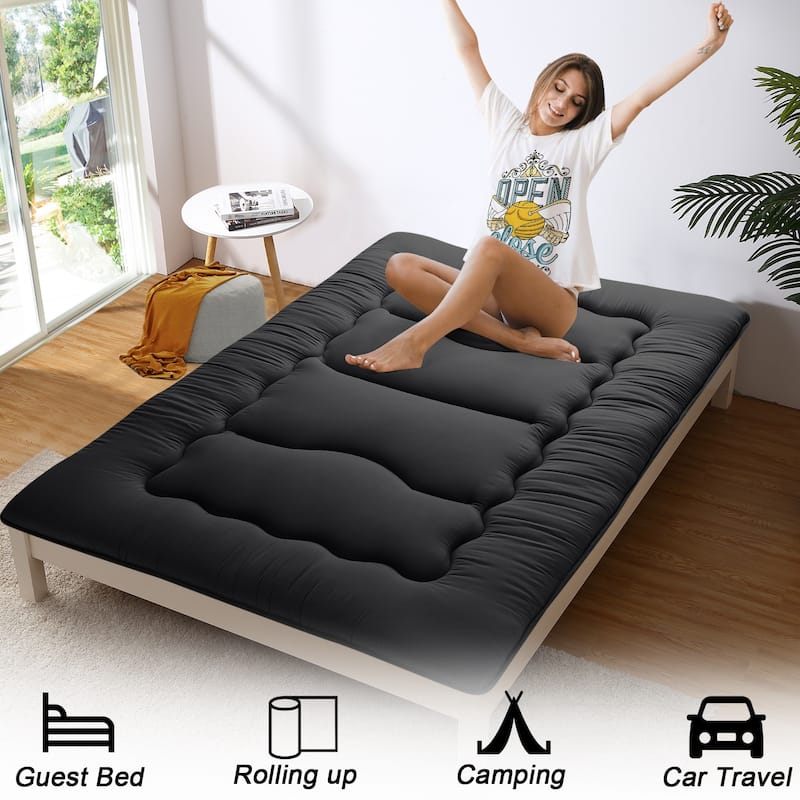 Japanese Futon Floor Mattress, Japanese Style Floor Mattress Sleeping Mattress Pad Tatami Mat