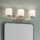 preview thumbnail 1 of 12, Kichler Lighting Marette 3-Light Vanity Light Brushed Nickel