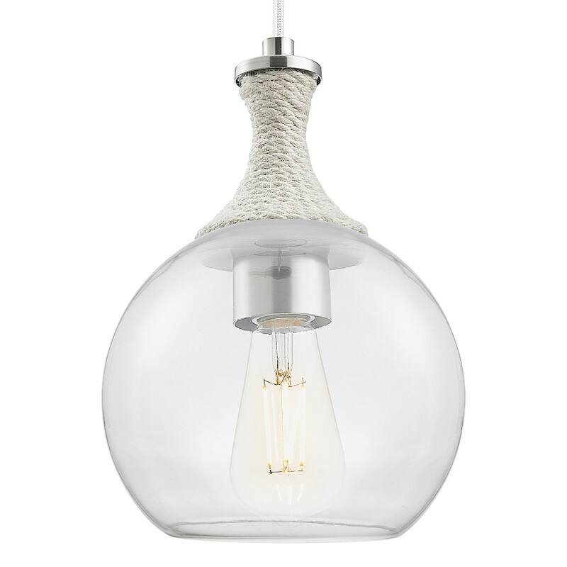 Innovations Lighting 415-1PR-G122-8 Astor 8" Wide Rope Detailed Cord - Satin Nickel