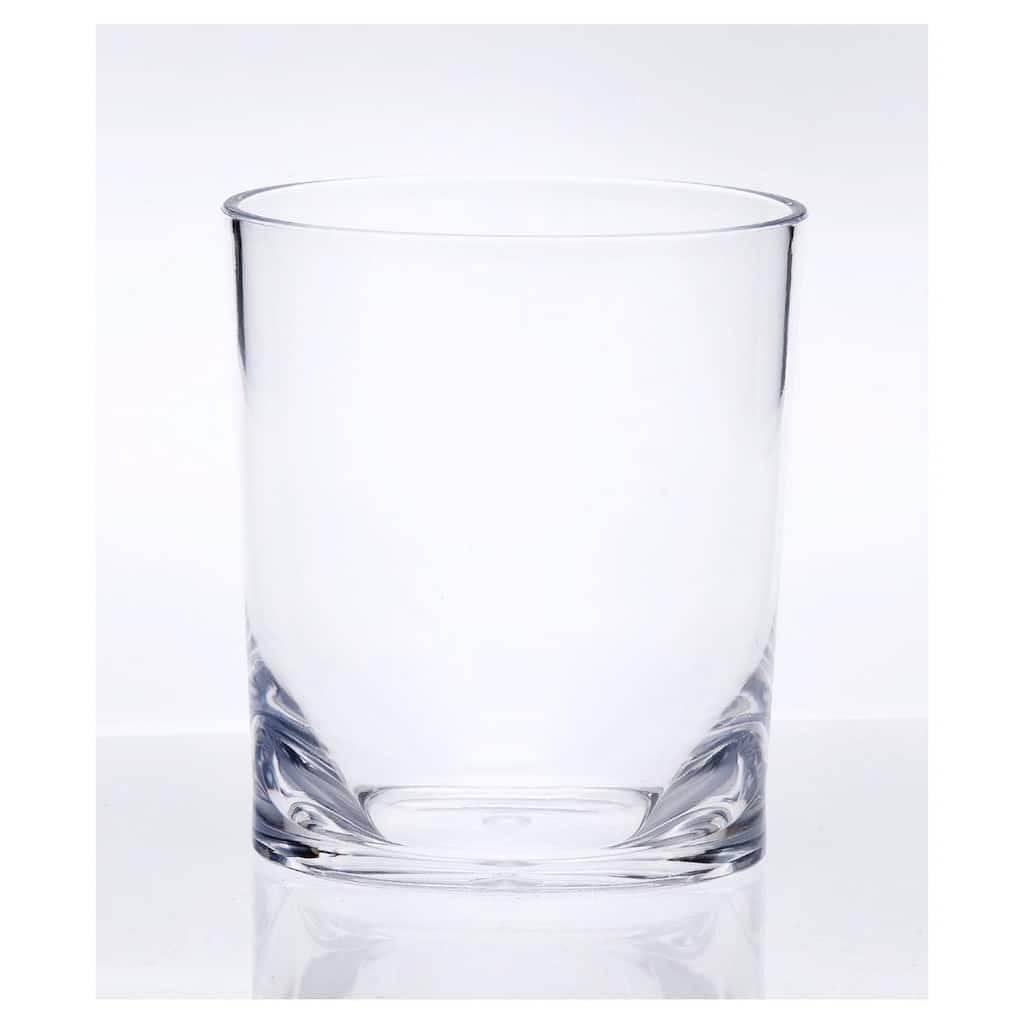 Oval Halo Acrylic Glasses Drinking Set of 4