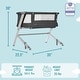 preview thumbnail 3 of 24, Dream On Me Skylar Bassinet in Grey