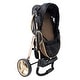 preview thumbnail 4 of 5, ibiyaya Monarch Premium 3 Wheel Pet Jogger Stroller for Small/Medium Pets, Gold - 17