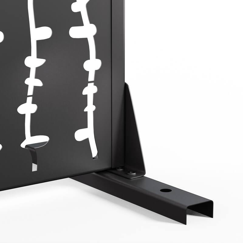 Outdoor Privacy Screen Metal Privacy Screen Panel Free Standing - 72*47