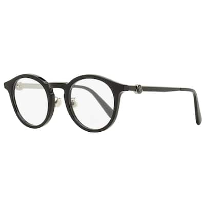 Moncler Men's Round Eyeglasses - Lens Width: 49 mm, Lens Height: 44 mm