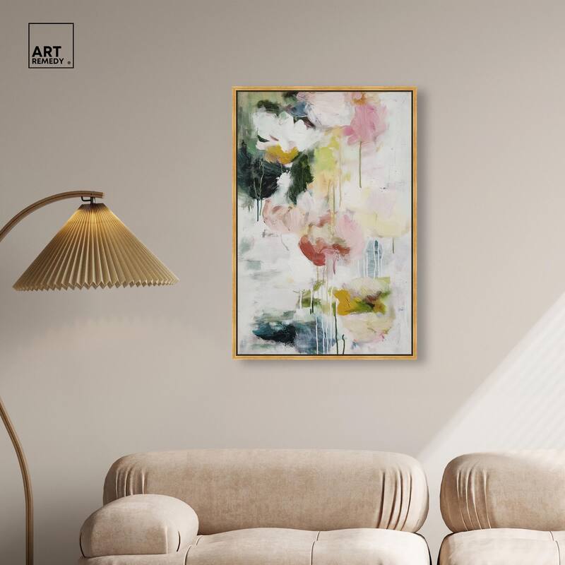 Dripping Colors III Canvas by Art Remedy