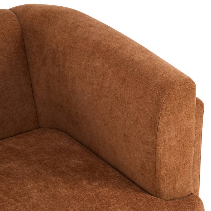 Christopher Knight Home - Modern Upholstered 77.56" 3-Seat Sofa with Geometric Block Arms