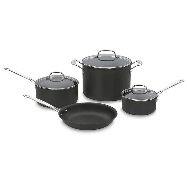 Cuisinart 64-13 13-Piece Hard Anodized Contour-Stainless-Steel, Cookware Set