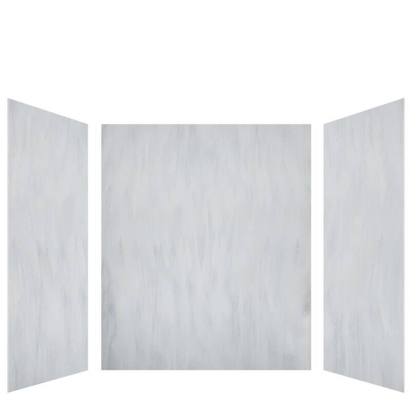 Transolid LWK606072 Lusso 72" H x 60" W x 60" D Three Wall Alcove