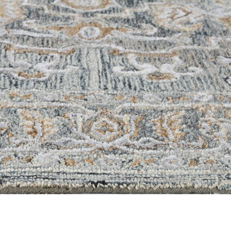 HomeRoots Oriental Transitional Rectangle Area Rug