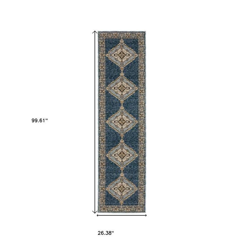 HomeRootsMedallion Bohemian Rectangle Area Rug