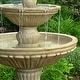 preview thumbnail 3 of 10, Sunnydaze Classic 3-Tier 55-Inch Designer Outdoor Water Fountain - Light Brown - 55"