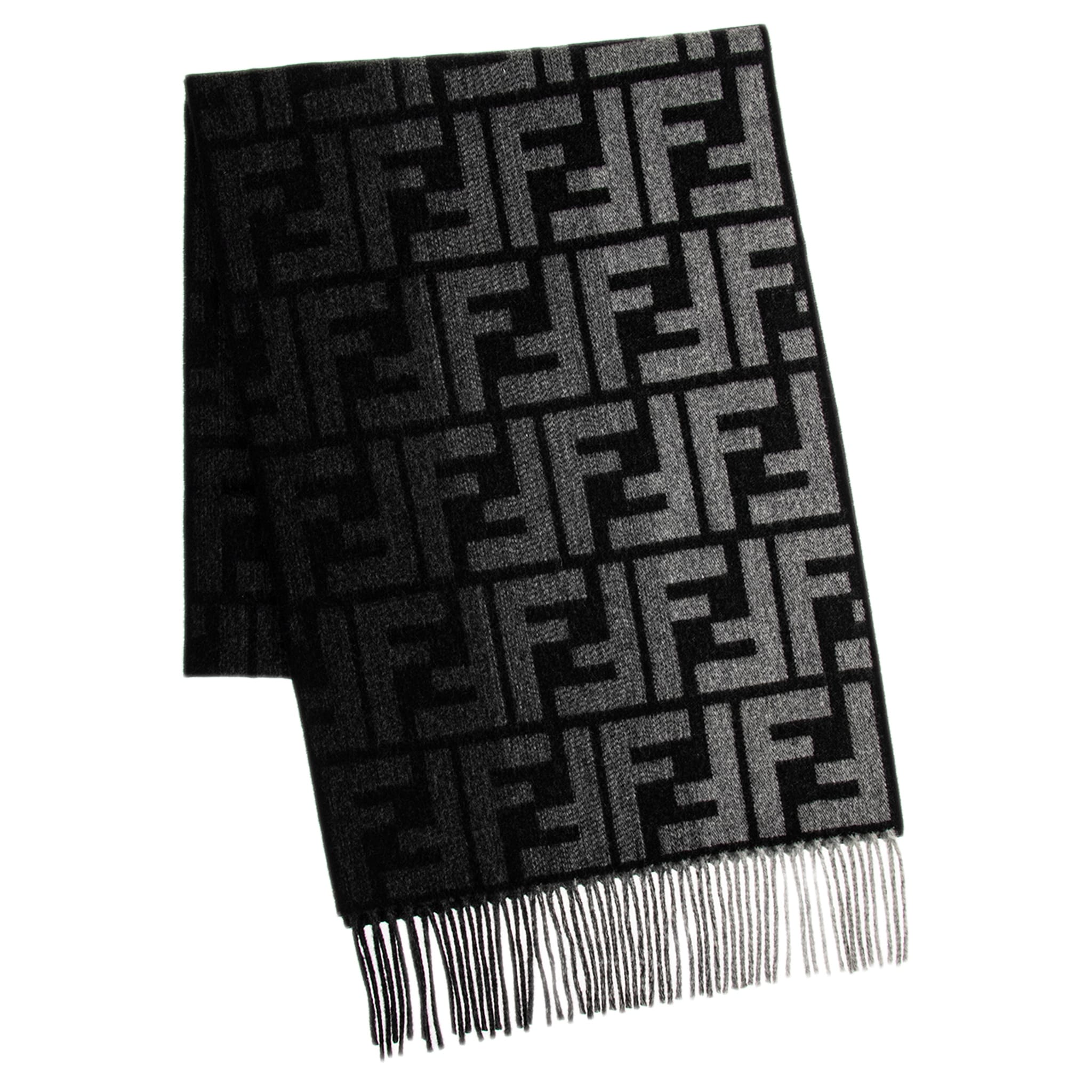 Fendi FF Wool Scarf - Overstock - 43097751