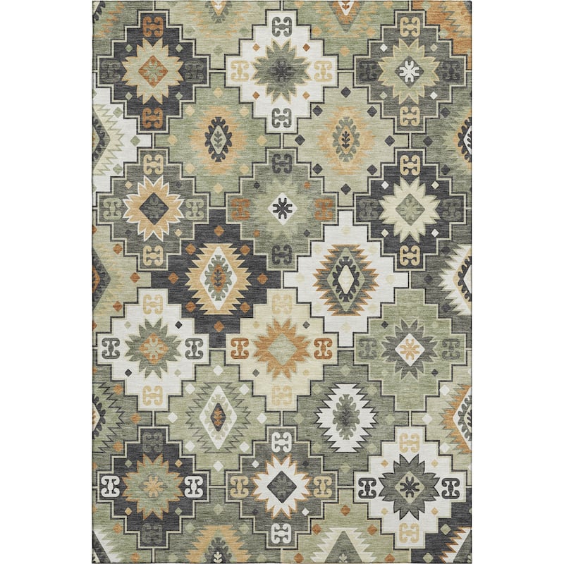 Premium Washable Super Soft Southwest Tribal Mayfield Rug