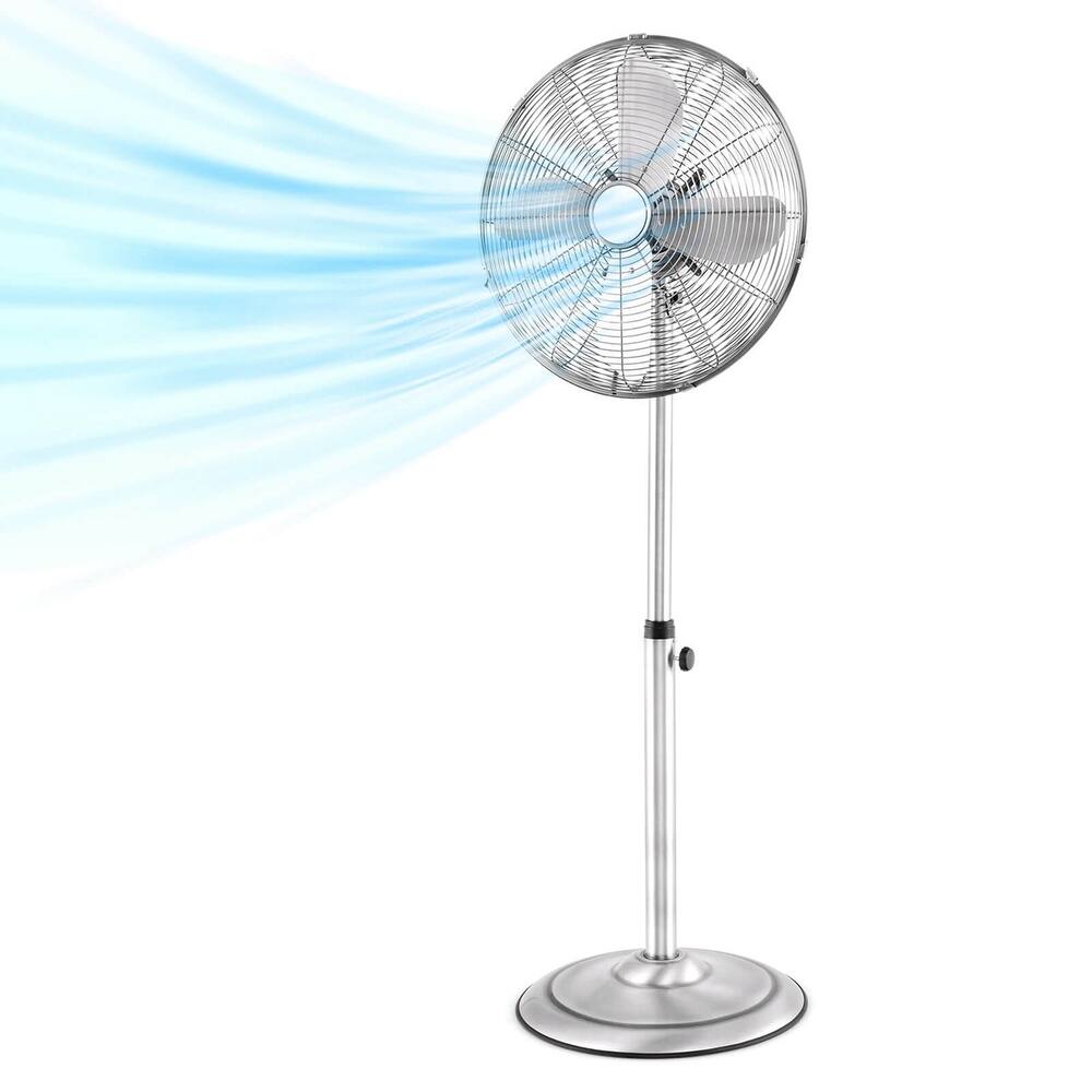 Costway 16" Standing Pedestal Fan with 3 Speed Settings Carrying - See Details