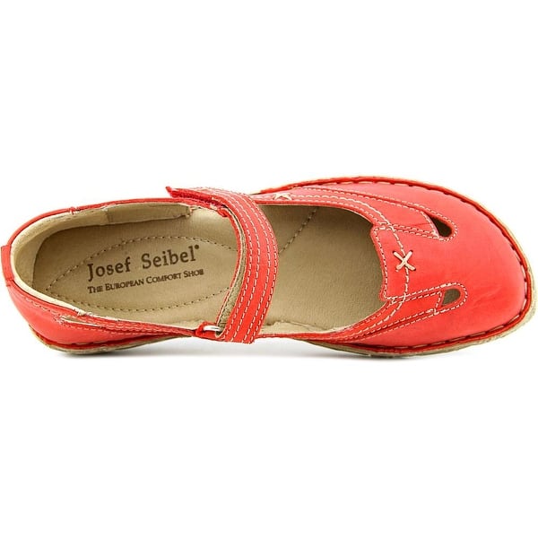 Shop Josef Seibel Ingrid Women Round Toe Leather Red Mary Janes