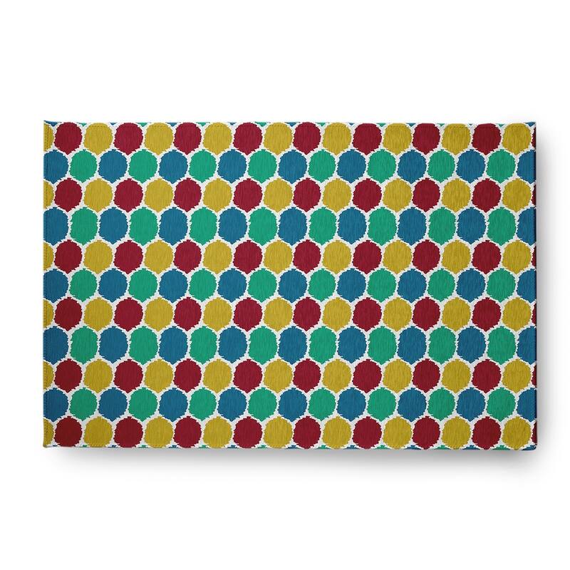 Geometric Rug - Sporty Red - 2' x 3'