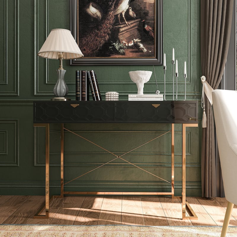 Side table with 2 drawers
