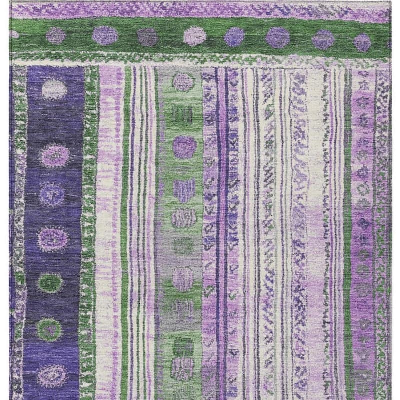 HomeRoots Striped Transitional Rectangle Outdoor Rug