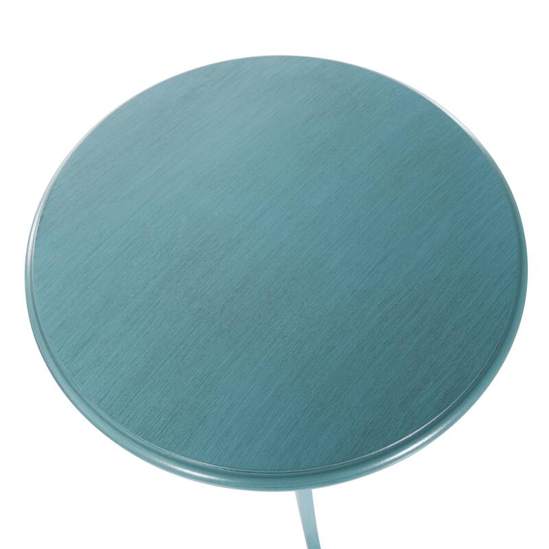 StyleCraft Harbor Breeze Round Pedestal Side Table