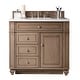preview thumbnail 11 of 11, James Martin Vanities Bristol 36" Single Vanity, Whitewashed Walnut Whitewashed Walnut Cabinet Base Only - No Top