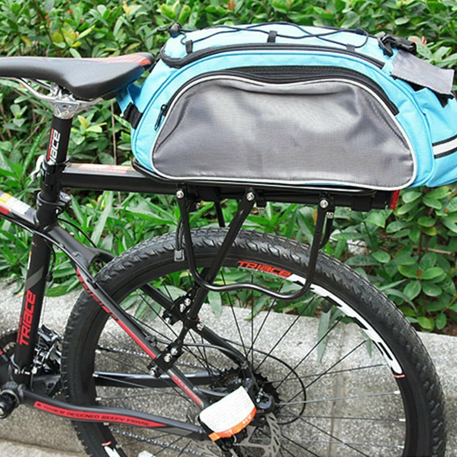 110 lbs capacity adjustable rear bike 2025 rack carrier luggage cargo bicycle accessories