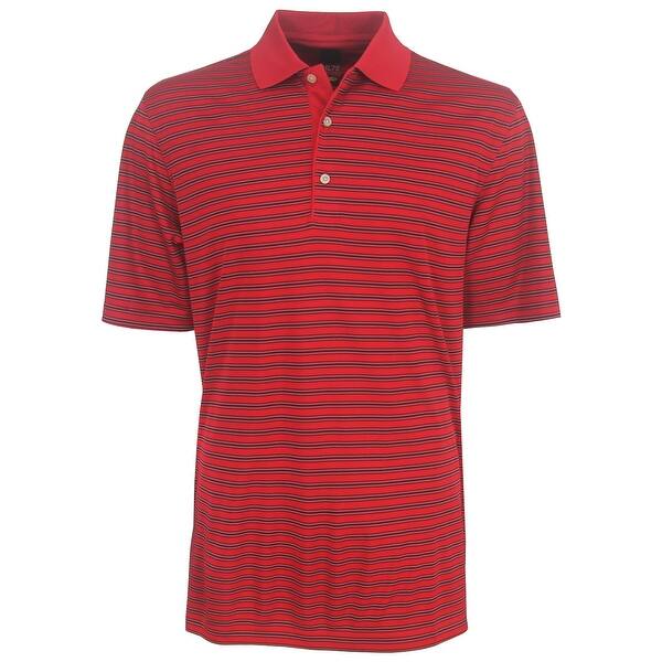 Shop Greg Norman Men S Ml75 Microlux Striped Polo Golf Shirt