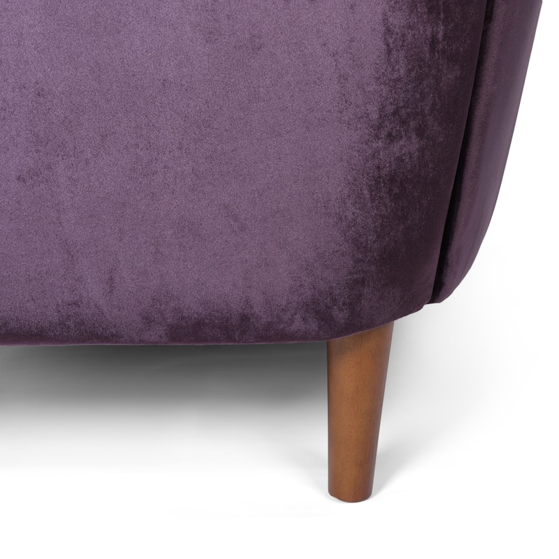 Ansonia Contemporary Velvet 3-seat Sofa by Christopher Knight Home