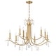 preview thumbnail 6 of 4, Crystorama Lighting Group ROL-18819 Rollins 9 Light 40" Wide Crystal