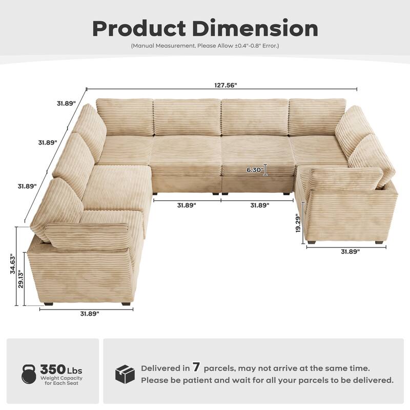 OVIOS Nordic Style Corner Sofa​