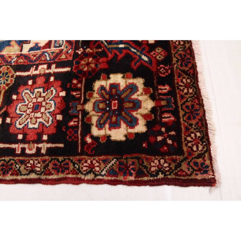 ECARPETGALLERY Hand-knotted Sarabi Dark Red Wool Rug - 9'9 x 12'2