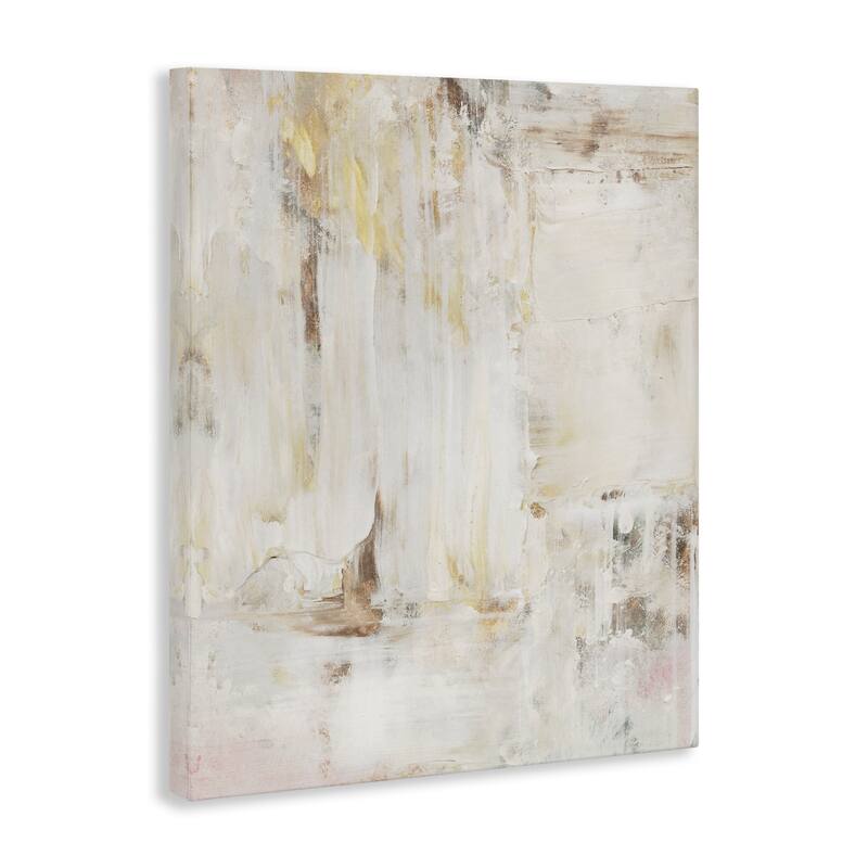 Stupell Natural Muted Abstract Canvas Wall Art Design By Victoria Barnes