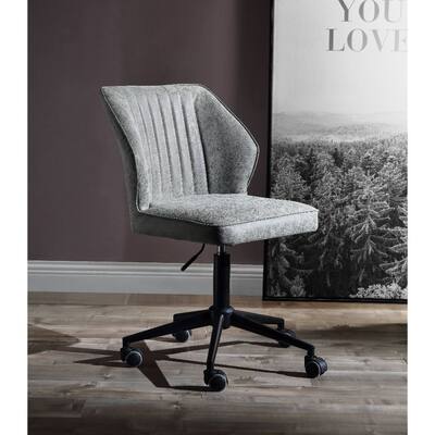 Post-Modern Style Design 360 Degree Swiveland and Adjustable Seat Height Executive Arm Chair, Armless Office Chair